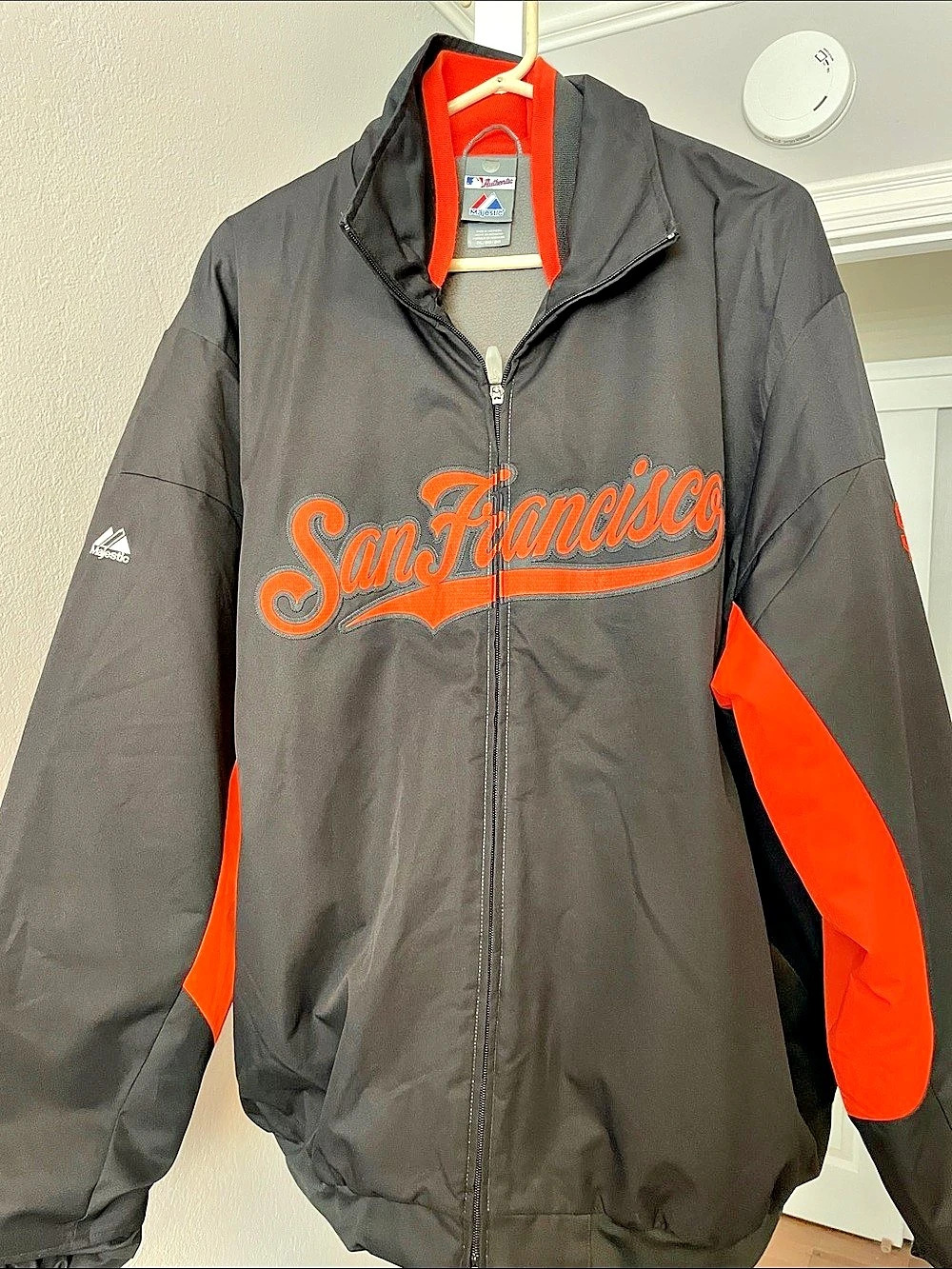 Majestic San Francisco Giants Majestic On-Field Therma Base Thermal Full-Zip